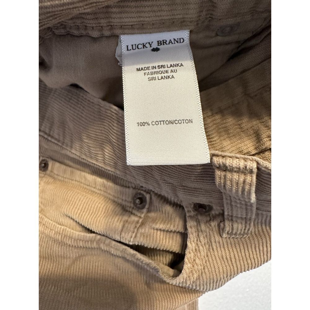 Lucky Brand 38 x 30 361 Vintage Straight Khaki 100%‎ Cotton Corduroy Jeans - Picture 6 of 8